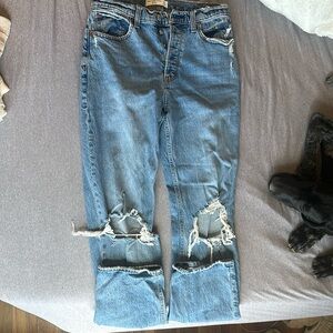 Abercrombie and fitch the dad high rise jean